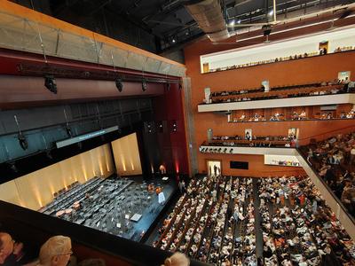 Inside the Festspielhaus — the largest opera and concert house in Germany, and the reason to check the calendar before you pick dates