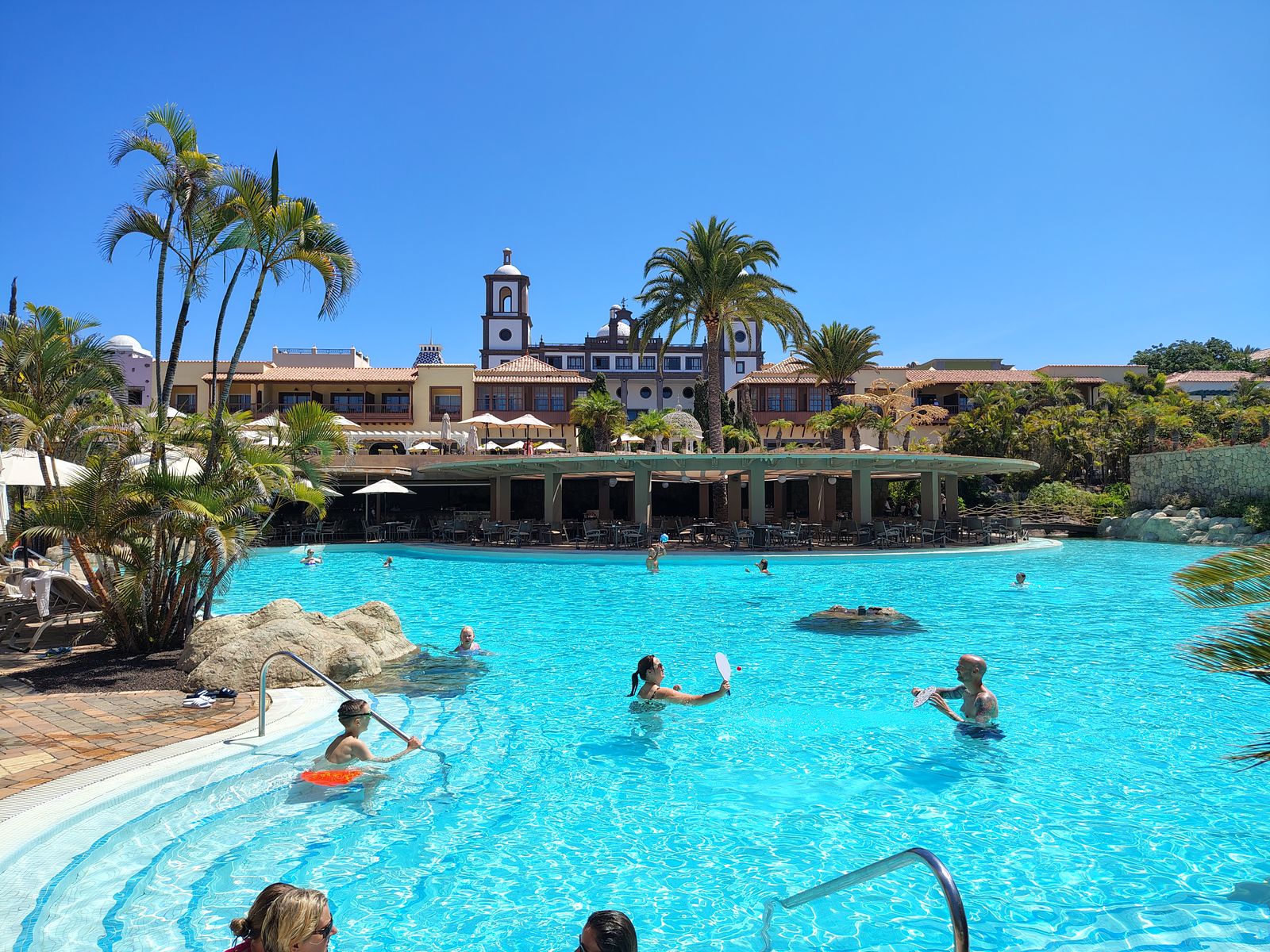 One of the Lopesan pool complexes at Meloneras, Gran Canaria