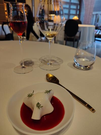 Dinner at Lopesan, first course