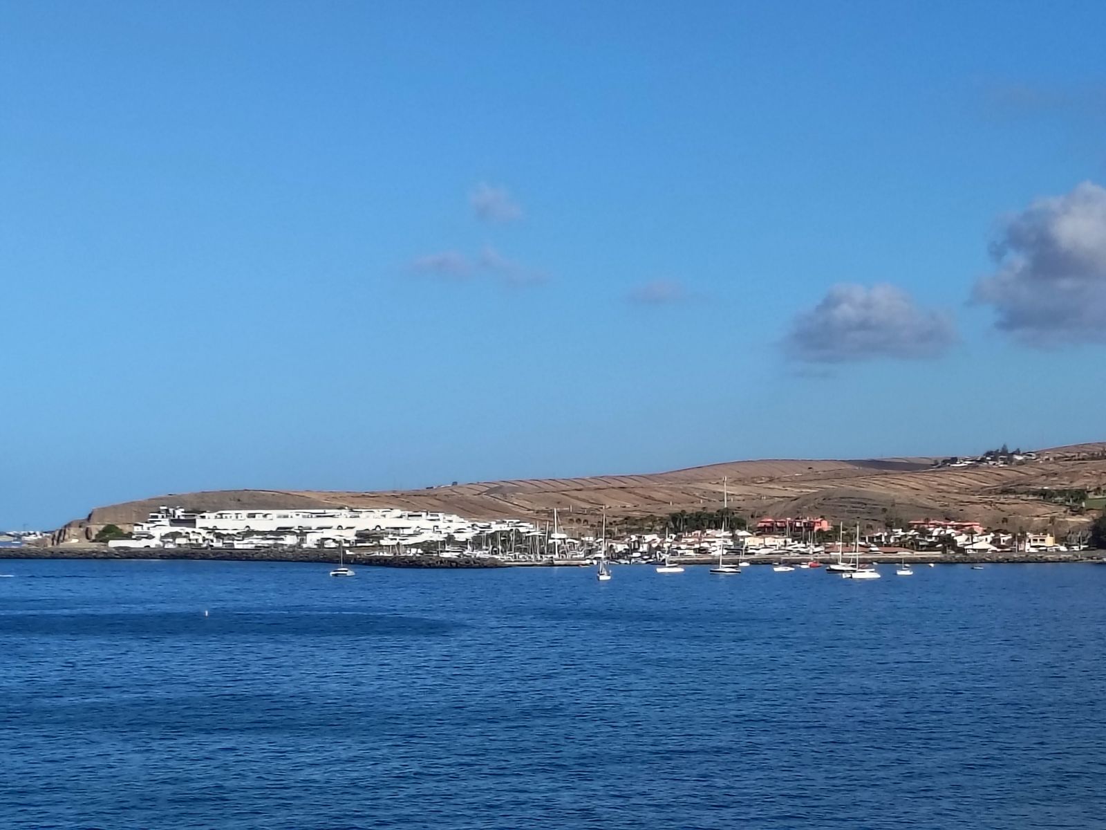 The coast south of the resorts, from a height