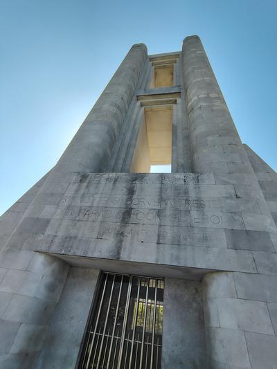 Como's rationalist war memorial of 1933 — the town is a quiet pilgrimage for architects