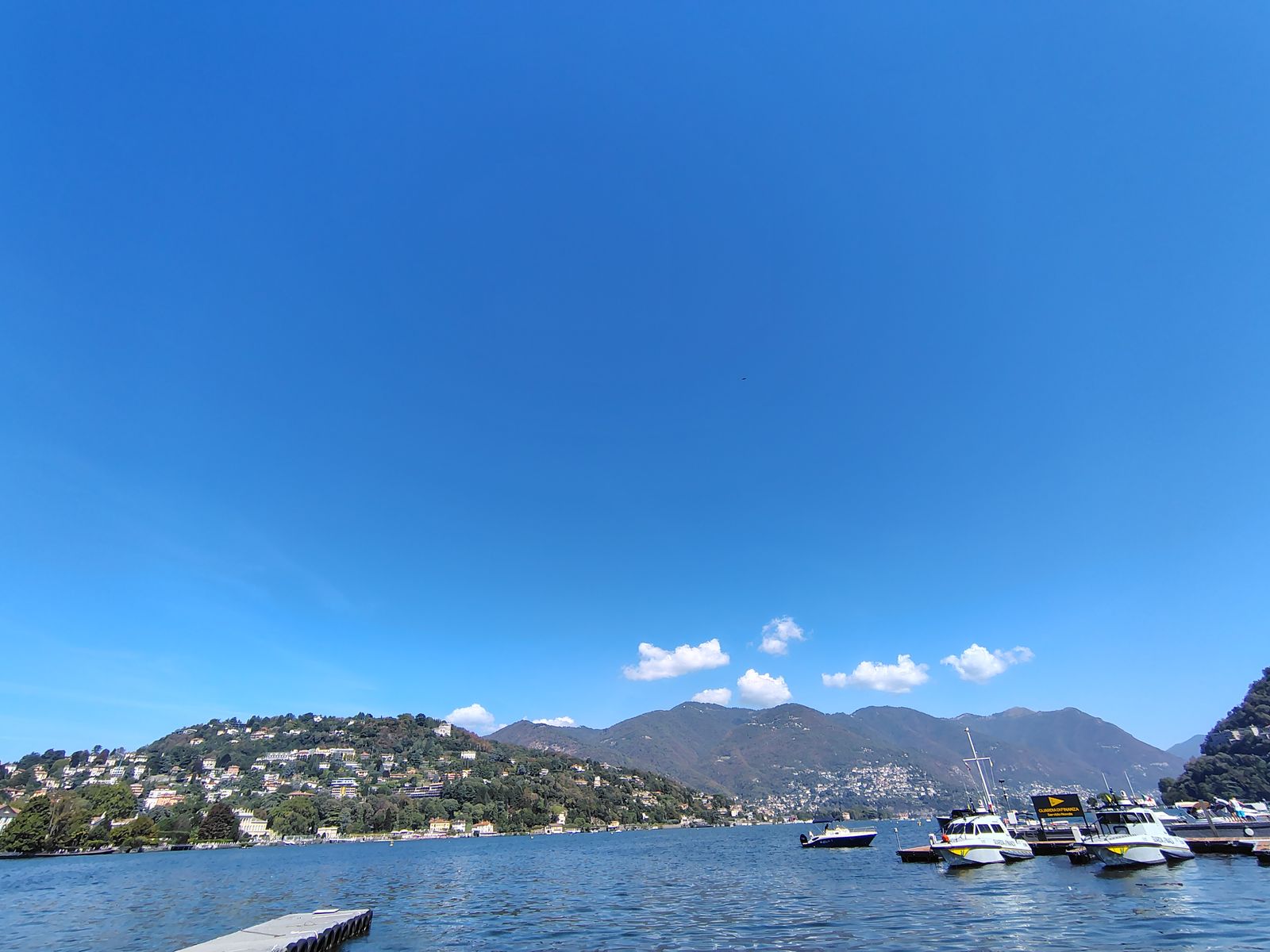 Nothing but lake and sky, looking up the western arm