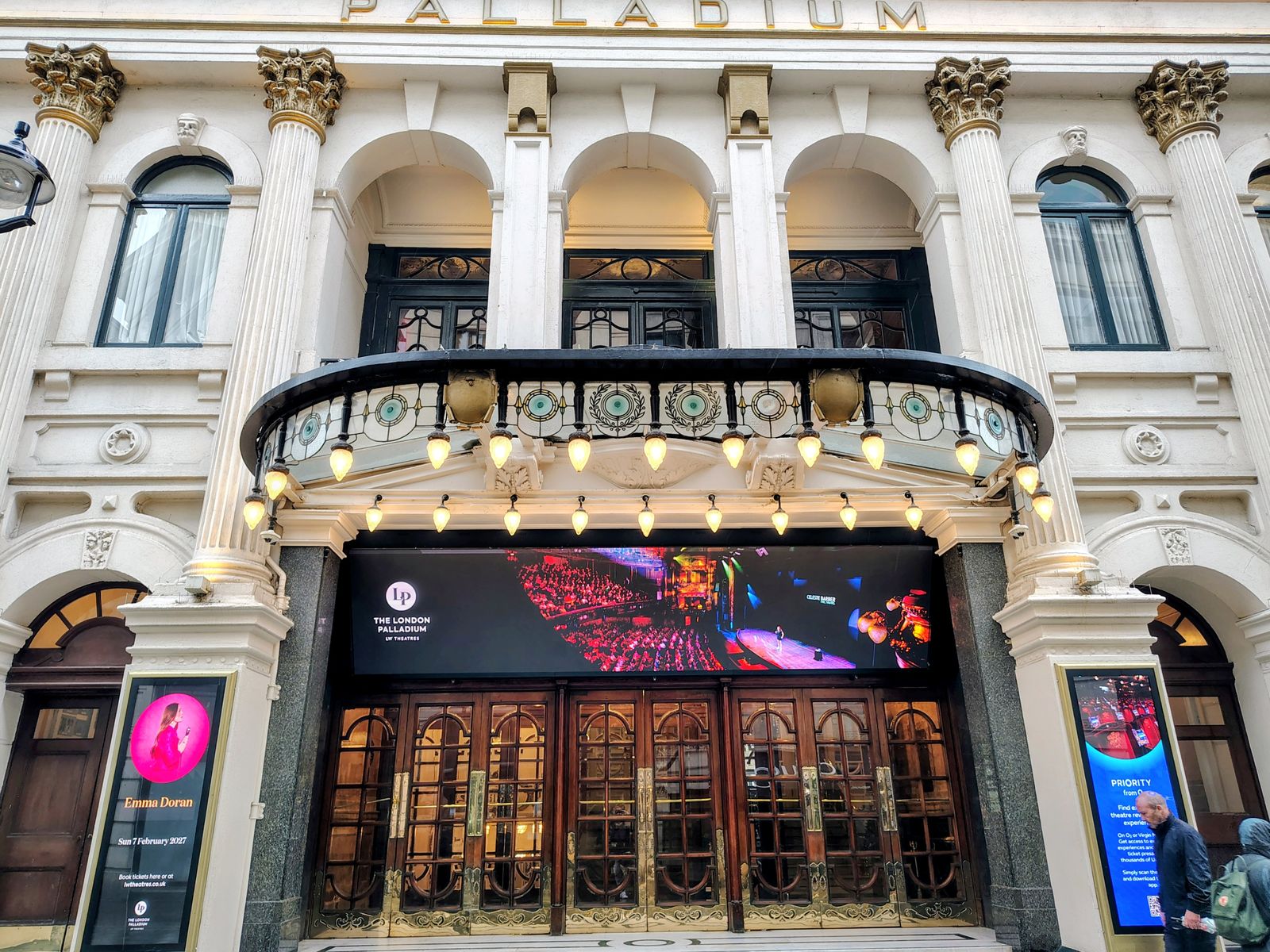 The London Palladium on Argyll Street
