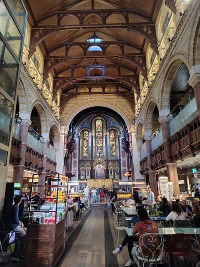 The Mercato Mayfair food hall inside the former St Mark's church on North Audley Street <strong>Our own photograph of London, not of the hotel.</strong>
