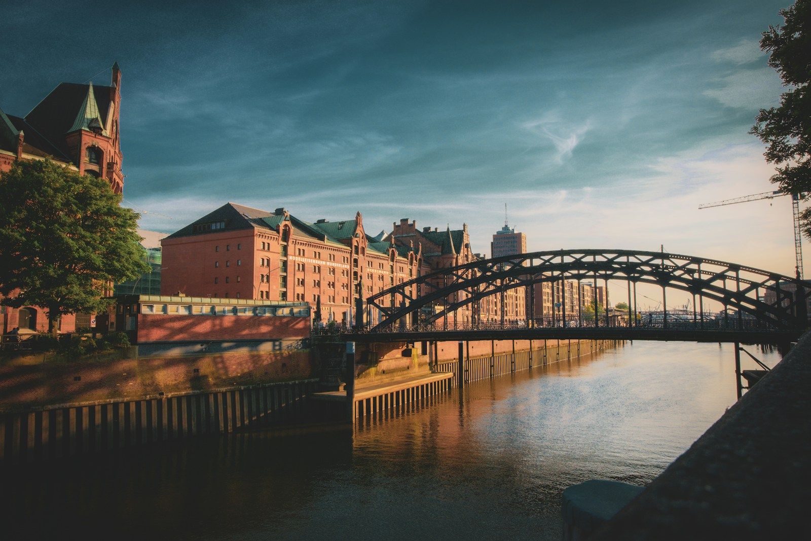 The harbour waterfront — Hamburg