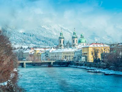 The old town under the Nordkette — Innsbruck