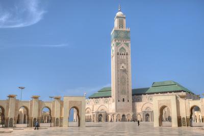 The minaret on the Atlantic shore — Casablanca