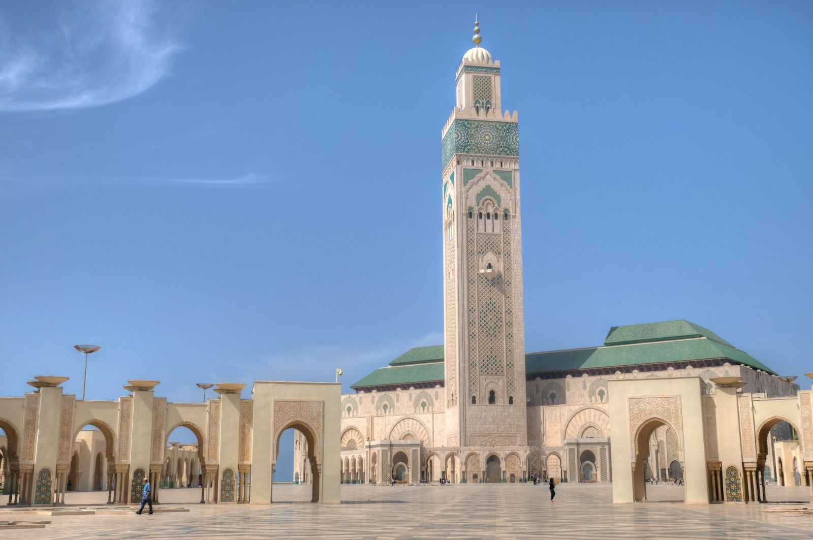 The minaret on the Atlantic shore — Casablanca