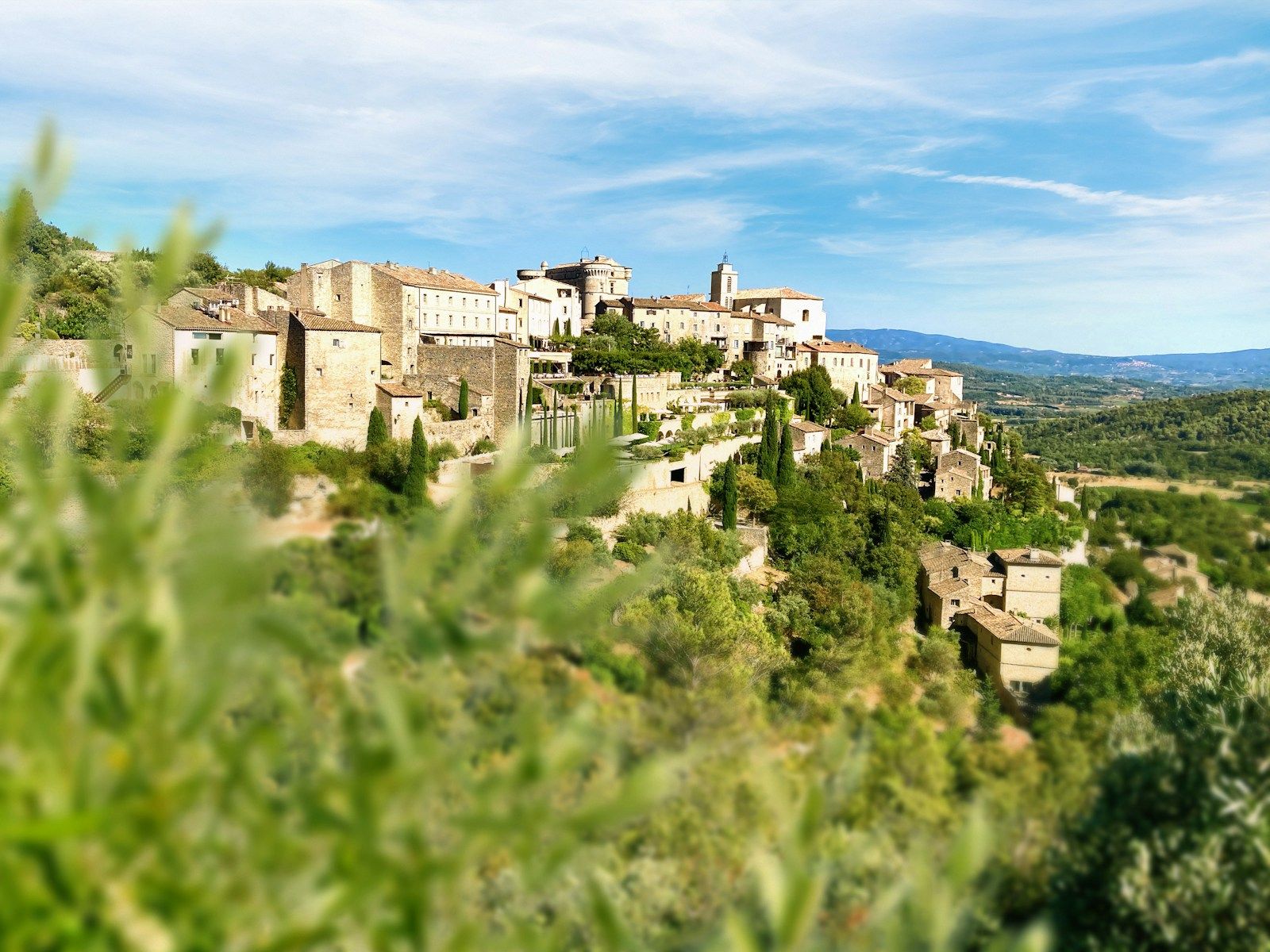 A hilltop village in the Provençal light — Provence