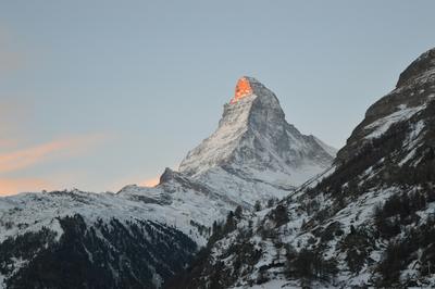 The Matterhorn above Zermatt — the Valais Alps