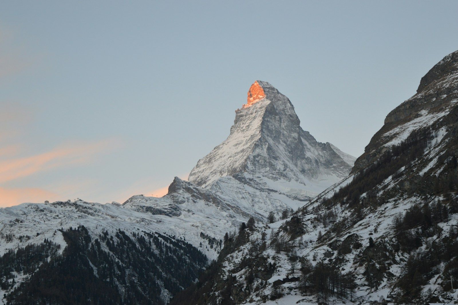 The Matterhorn above Zermatt — the Valais Alps